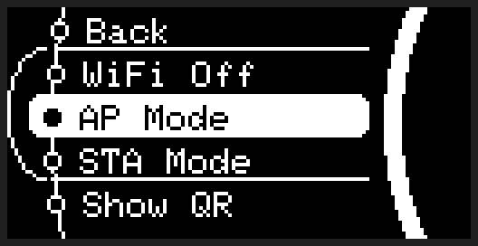 Wifi & BT menu